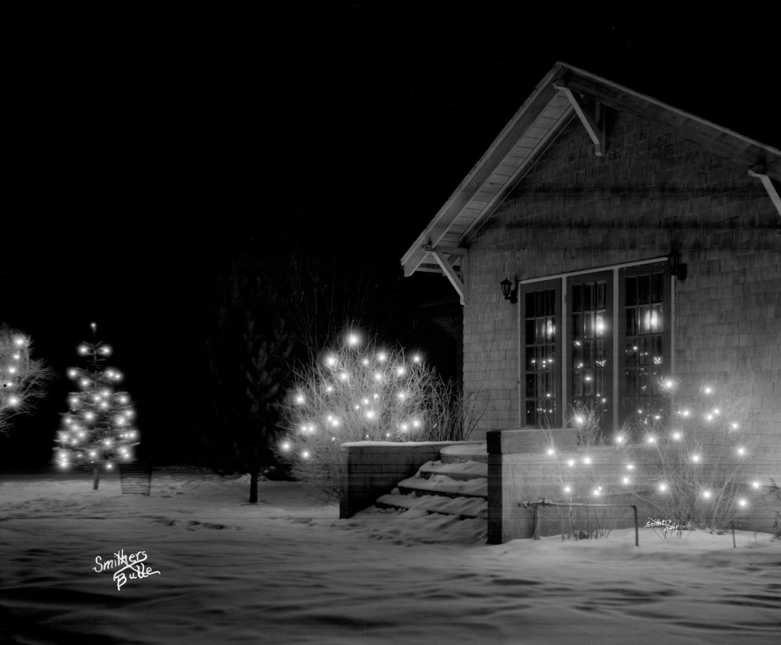 Smithers Christmas photo McQueen home